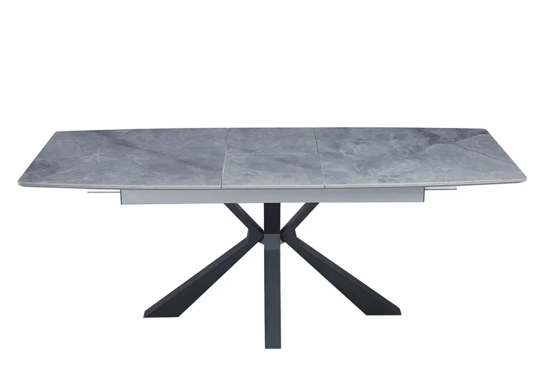 Table extensible céramique noir marbre noir - Urso