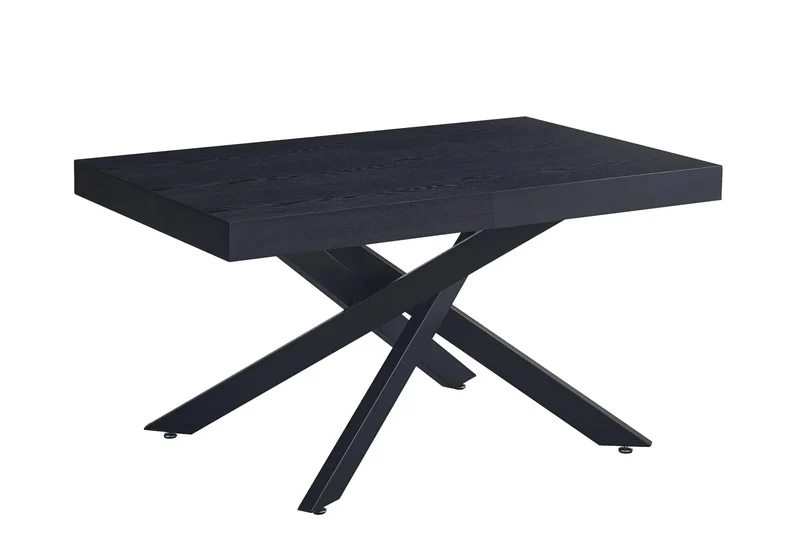 Table extensible noir bois noir - Miya