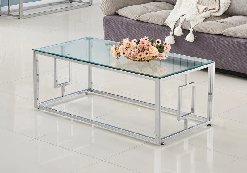 Table basse en verre trempé - Glory