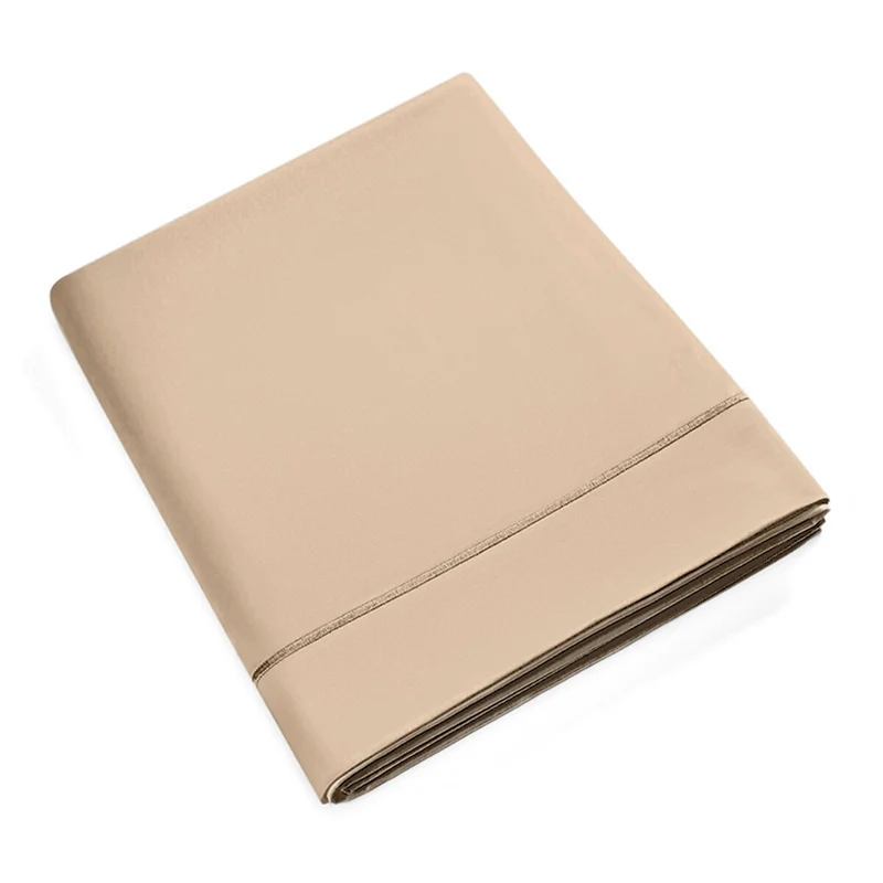 Drap Plat Percale 240 x 300 cm Pur Coton Peigné Longues Fibres 80 Fils/cm² Lin