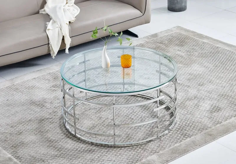 Table basse marbre noir - Asiya