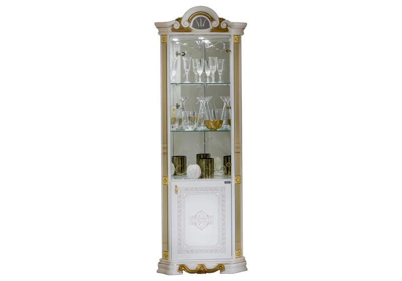 Ensemble meubles de salon baroque blanc doré - NOBILE