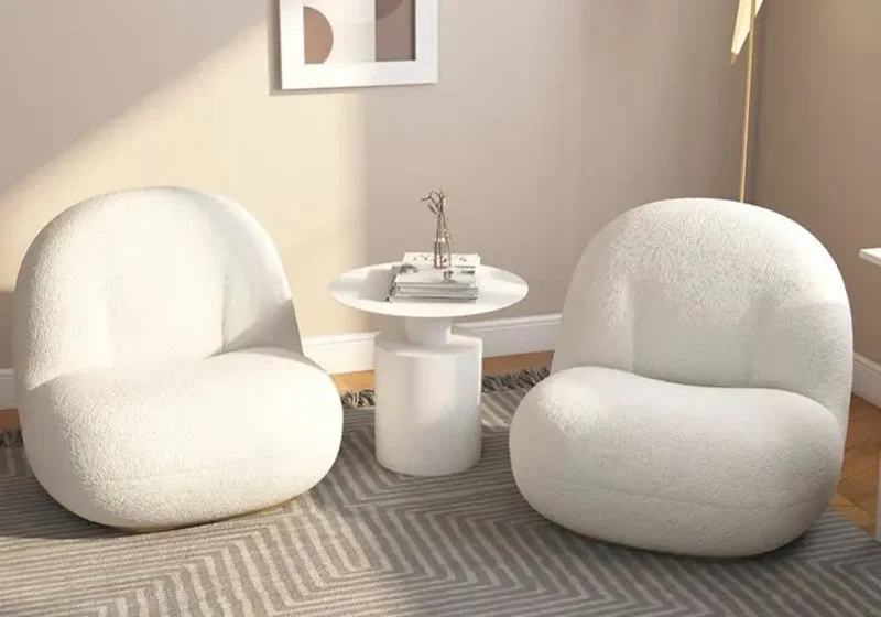 Fauteuil lounge beige - Pacha