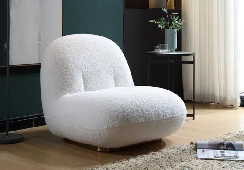 Fauteuil lounge gris - Pacha
