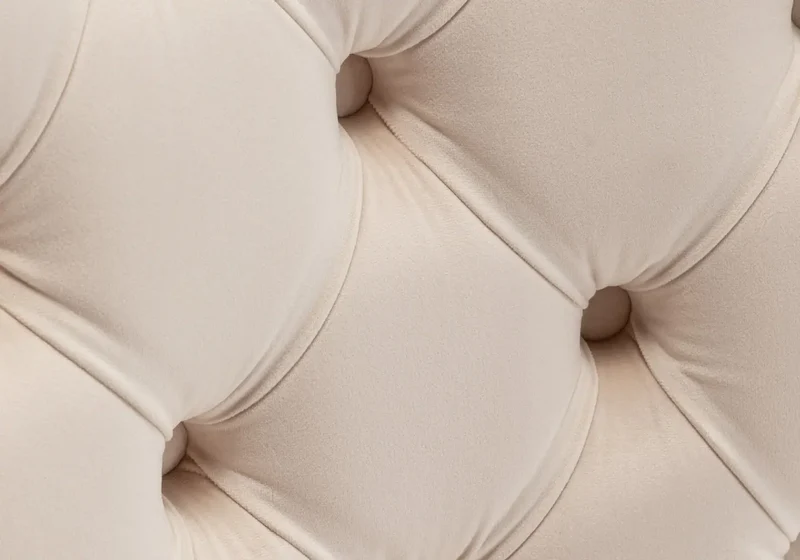 Chaises en velours beige avec poignée dorée - Lora x2