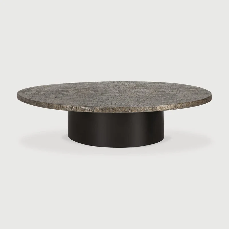 Ethnicraft Table Basse Slice – Whisky