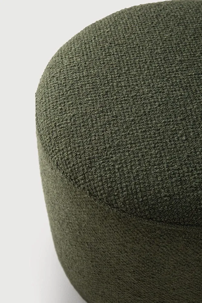 Ethnicraft Pouf - Barrow Vert Pin