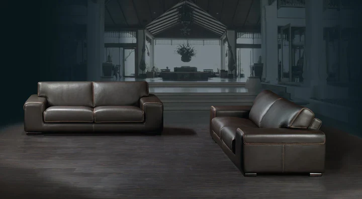 Canapé en Cuir - contemporain - Skyline