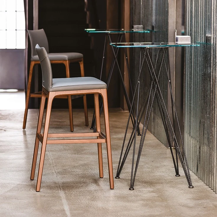 Tabouret - Pieds en bois - Arcadia