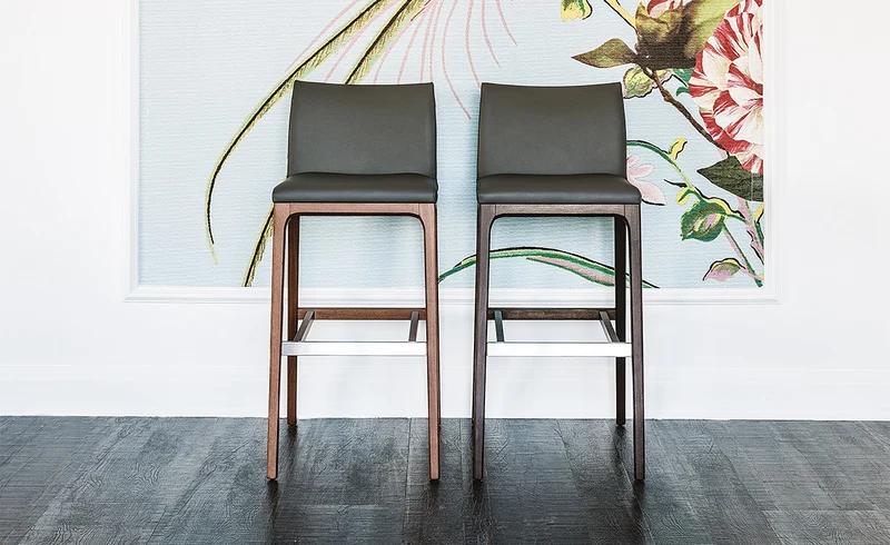 Tabouret - Pieds en bois - Arcadia