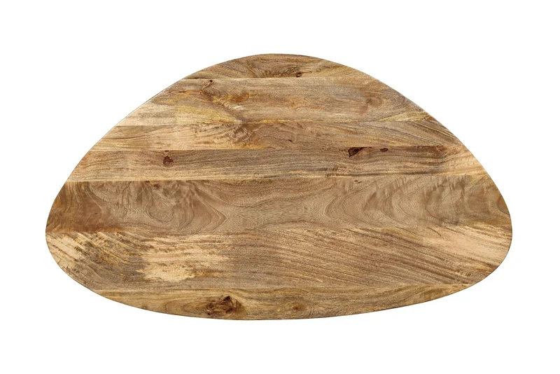 Table haute en bois avec pieds en métal noir, EP3CM - ARES