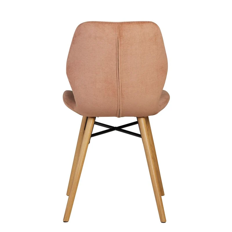 Chaise tissu soft touch nèfle