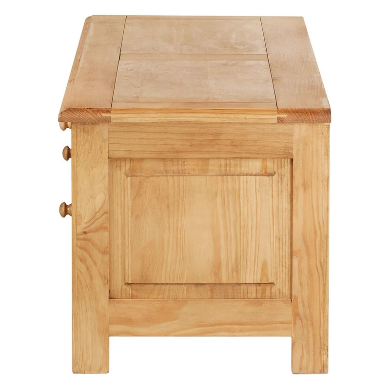 Meuble TV en bois pin massif 145 cm - Avoriaz