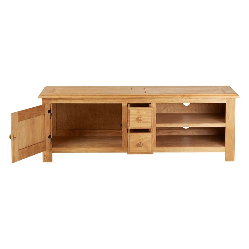 Meuble TV en bois pin massif 145 cm - Avoriaz