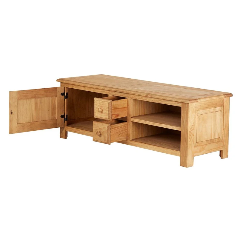 Meuble TV en bois pin massif 145 cm - Avoriaz