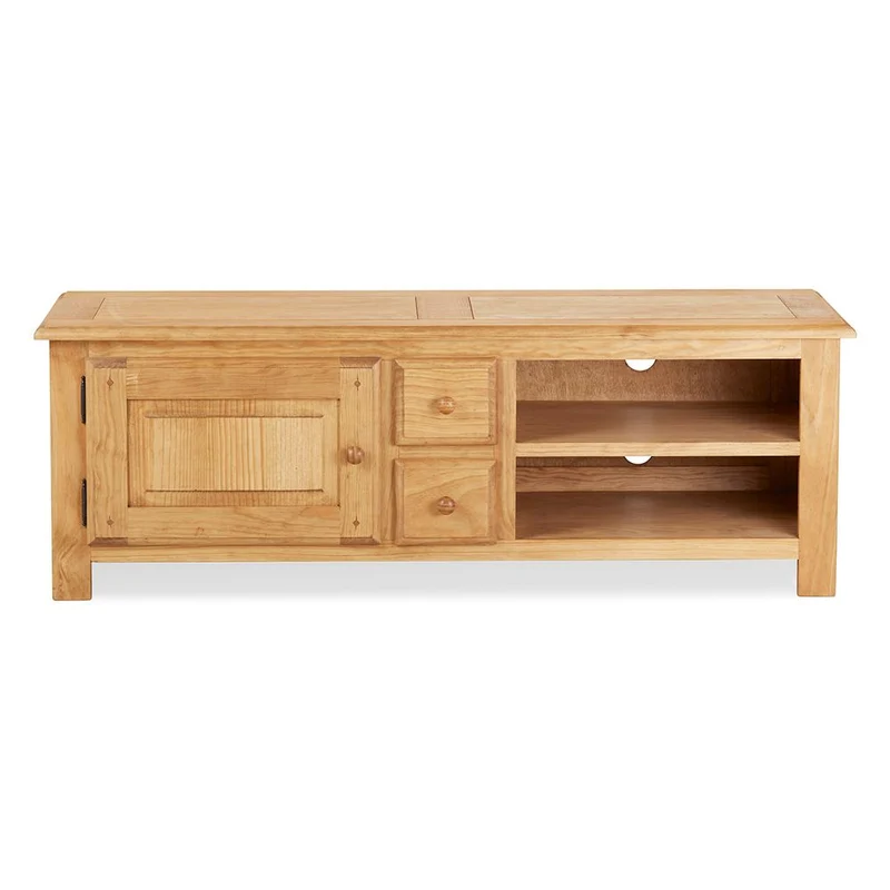Meuble TV en bois pin massif 145 cm - Avoriaz