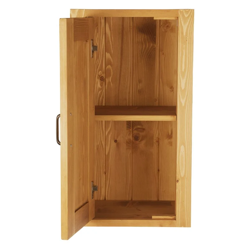 Meuble haut 40 cm 1 porte ouverture gaucheépicéa huilé miel | Aravis