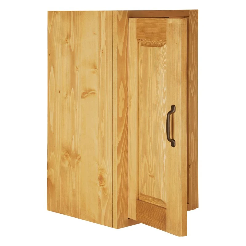 Meuble haut 40 cm 1 porte ouverture gaucheépicéa huilé miel | Aravis