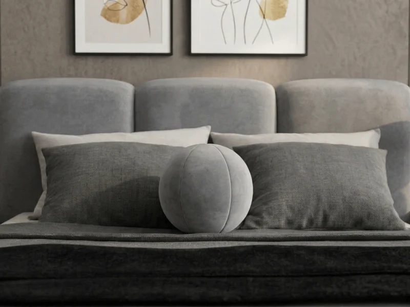 Coussin Ballon Nuba – Coussin Rond Design pour Canapé et Chambre