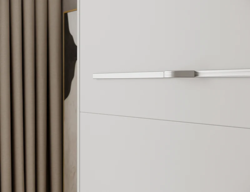 Lit escamotable NEO – armoire lit murale verticale avec rangements