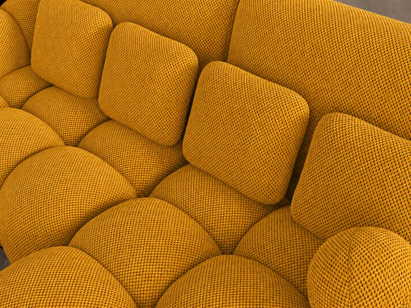 Canapé d’angle convertible Saint-Germain – grand canapé 4 places avec coffre de rangement