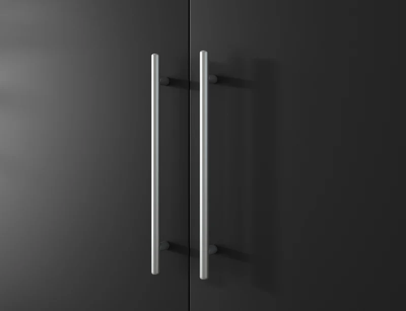 Armoire Dressing 2 Portes 120 cm – Design Moderne + Grand Rangement – Miroir Optionnel - NORVIA