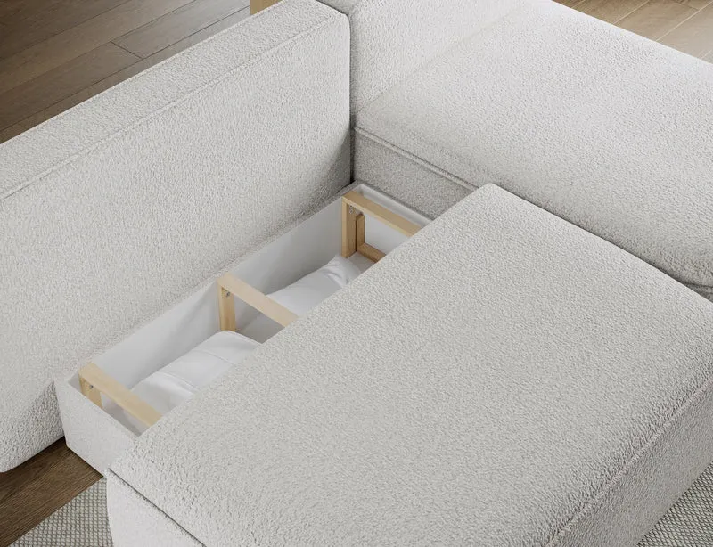 Canapé d’angle convertible avec coffre, idéal petit espace – Châtelet