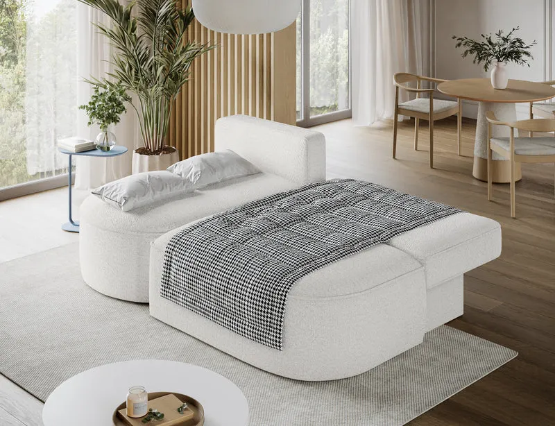 Canapé d’angle convertible avec coffre, idéal petit espace – Châtelet