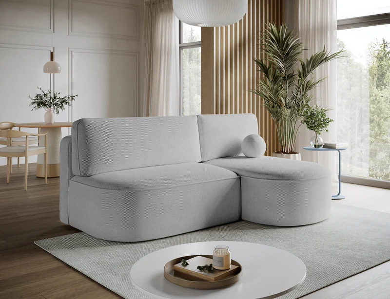 Canapé d’angle convertible avec coffre, idéal petit espace – Châtelet
