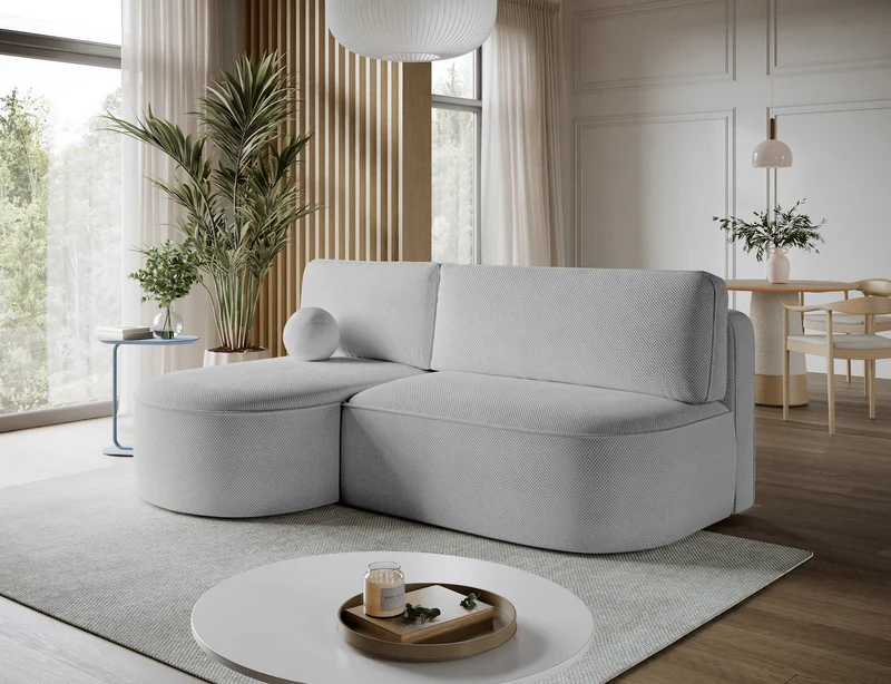 Canapé d’angle convertible avec coffre, idéal petit espace – Châtelet