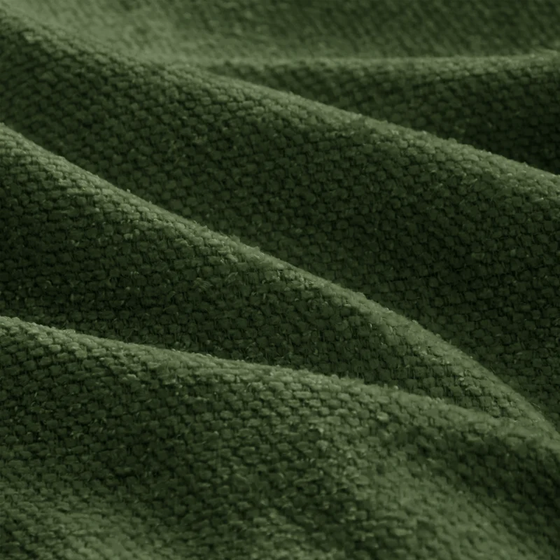 FLAREONN Canapé d'angle modulaire sans structure — Tissu chenille vert, 252 x 164 cm