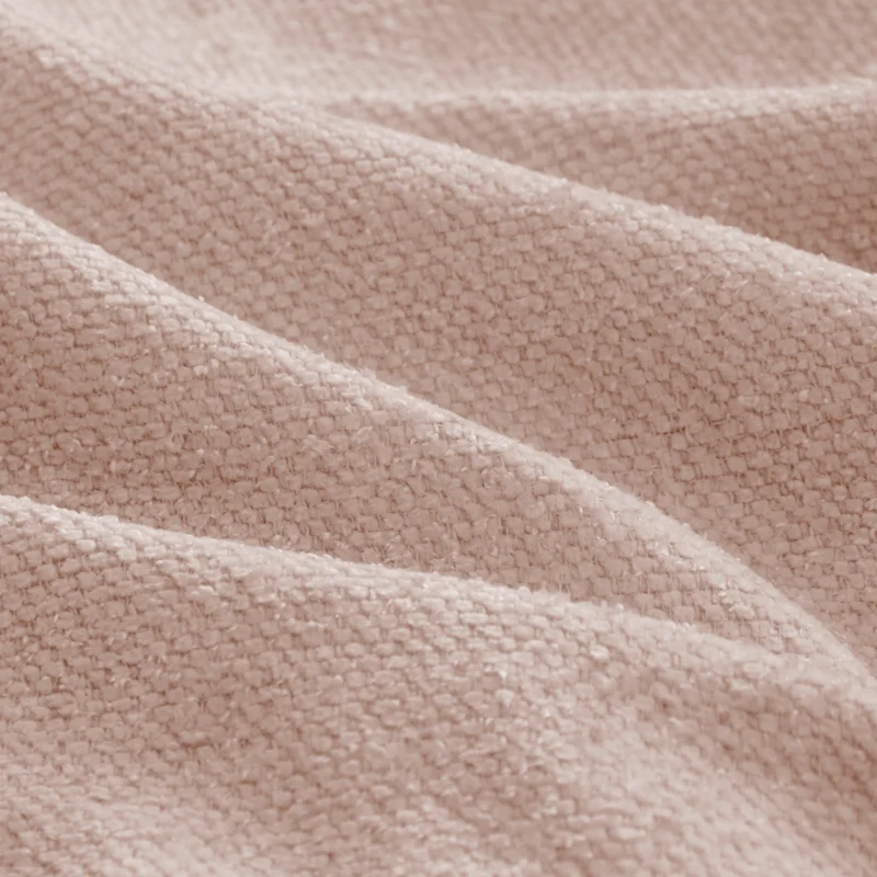 Canapé d'angle modulable tissu chenille rose sans cadre 252x164cm FLARERIFTZ