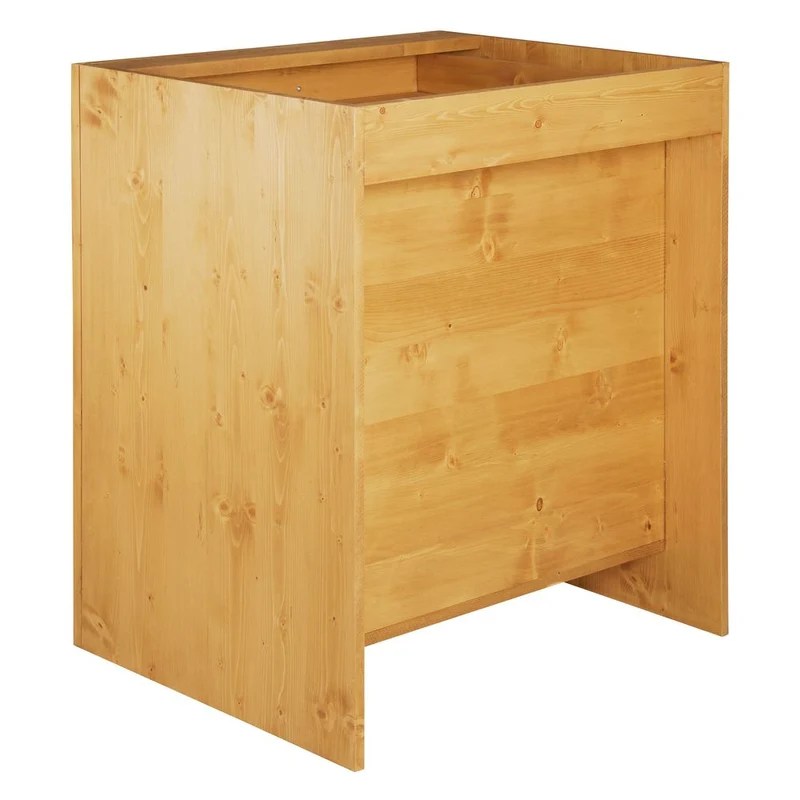 Meuble bas casserolier 80 cm épicéa huilé miel | Aravis