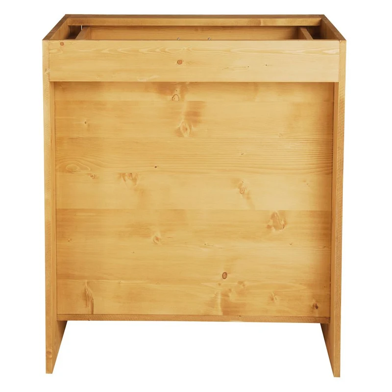 Meuble bas casserolier 80 cm épicéa huilé miel | Aravis