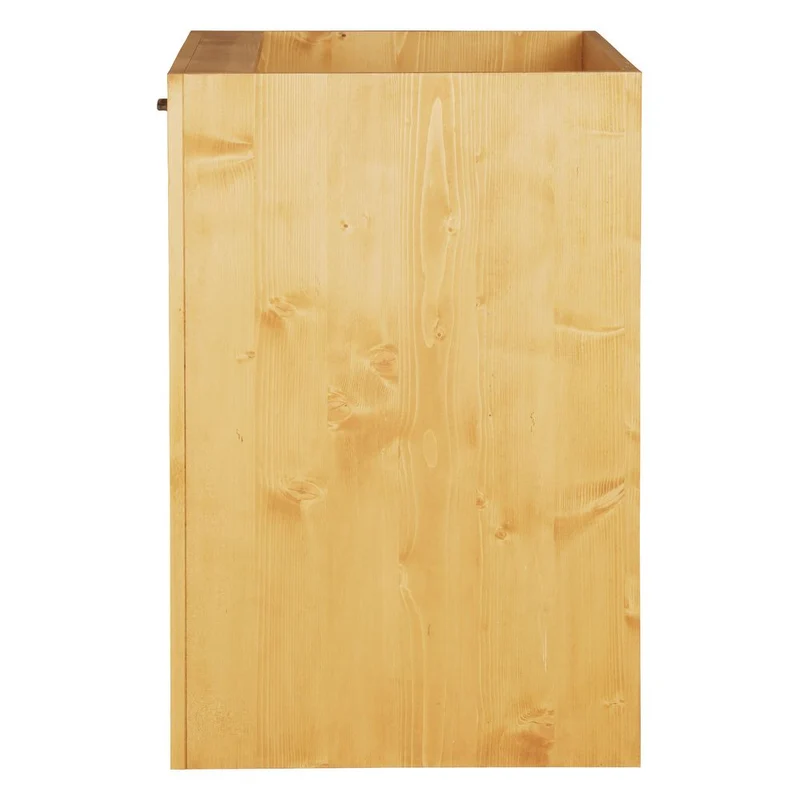 Meuble sous évier 80 cm 2 portes épicéa huilé miel | Aravis
