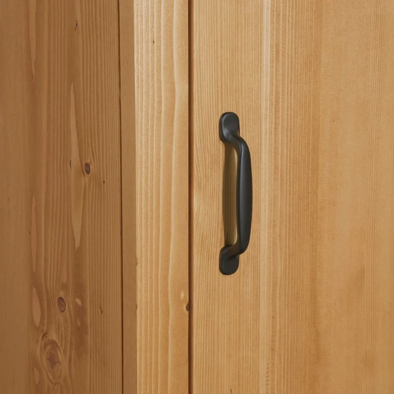 Armoire d'encastrement 1 niche 1 porte ouverture droite épicéa huilé miel | Aravis
