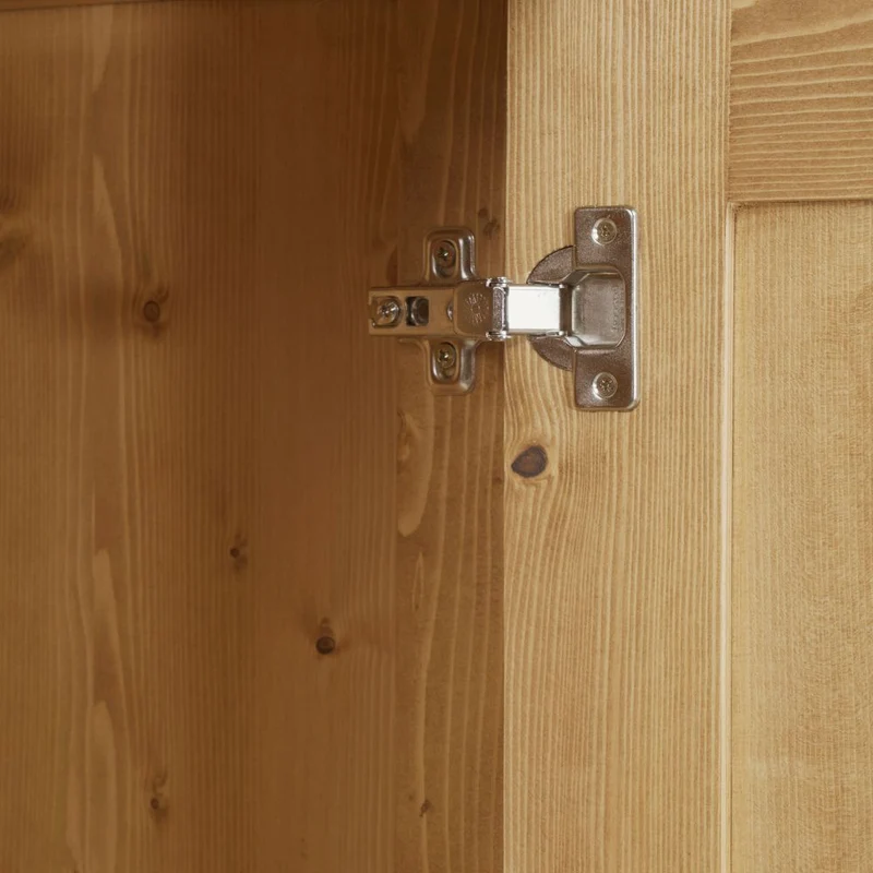 Armoire d'encastrement 1 niche 1 porte ouverture droite épicéa huilé miel | Aravis