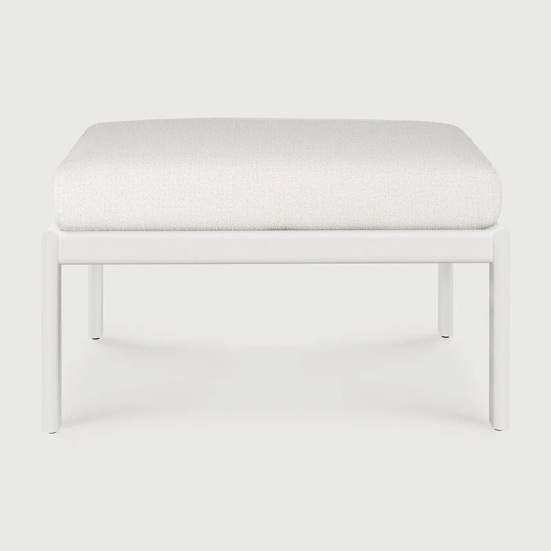 Ethnicraft Repose-pieds en aluminium avec coussin