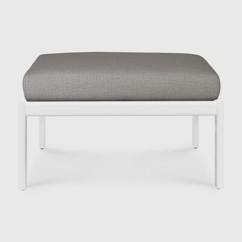 Ethnicraft Repose-pieds en aluminium avec coussin