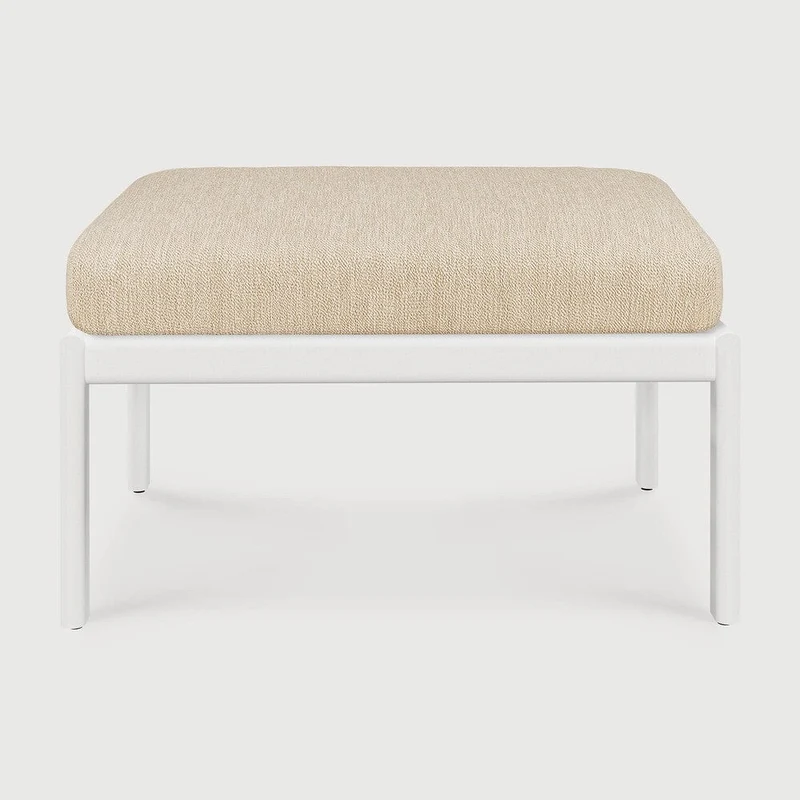 Ethnicraft Repose-pieds en aluminium avec coussin
