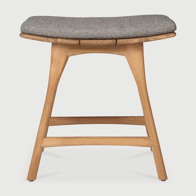 Ethnicraft - Tabouret Osso Extérieur (avec Coussin)