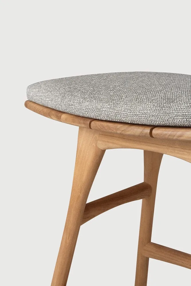 Ethnicraft - Tabouret Osso Extérieur (avec Coussin)