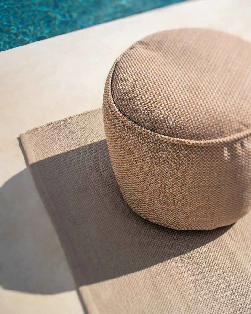 Pouf d'extérieur Donut (Marsala)