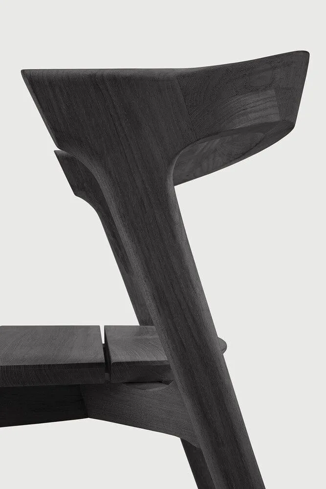 Chaise de Jardin Bok en teck noir
