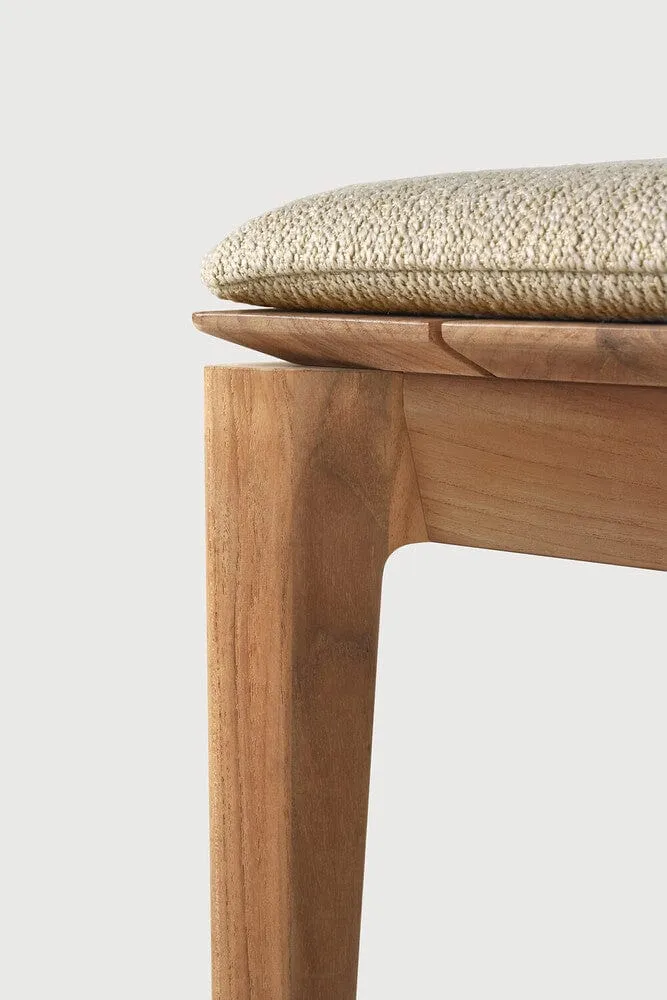 Banc d'extérieur Naturel Bok avec coussin