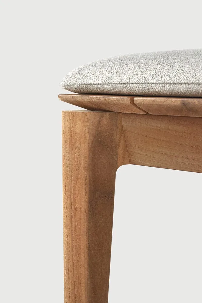Banc d'extérieur Bok blanc cassé avec Coussin