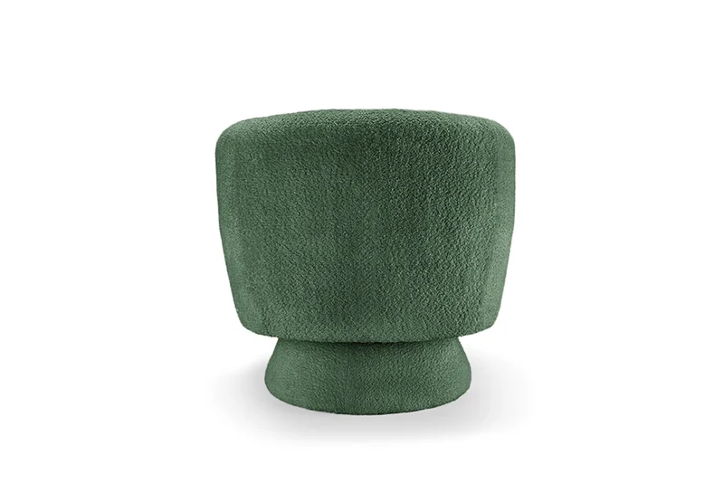 Fauteuil design pivotant BOSSA NOVA 80cm vert mousse Bouclé