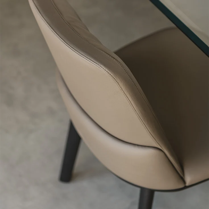 Chaise - Bois Tissu ou cuir - Belinda