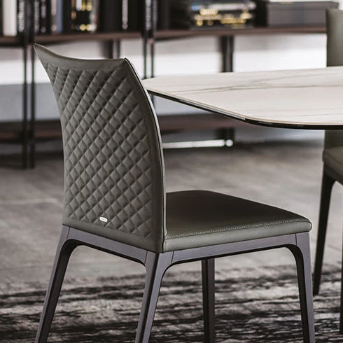Chaise - Cuir - Matelassé arcadia