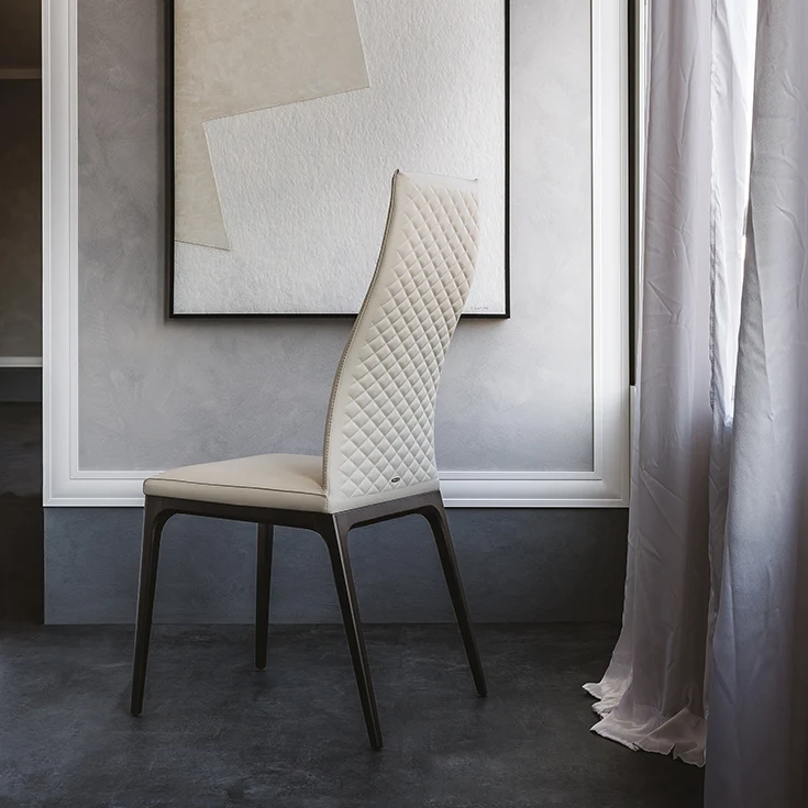 Chaise - Cuir - Matelassé arcadia